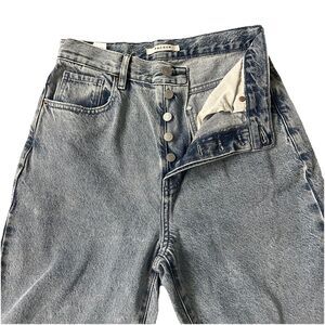 PacSun Dad Jeans Wom Size 28 High Rise Button Fly Light Wash 90s Relaxed Tapered